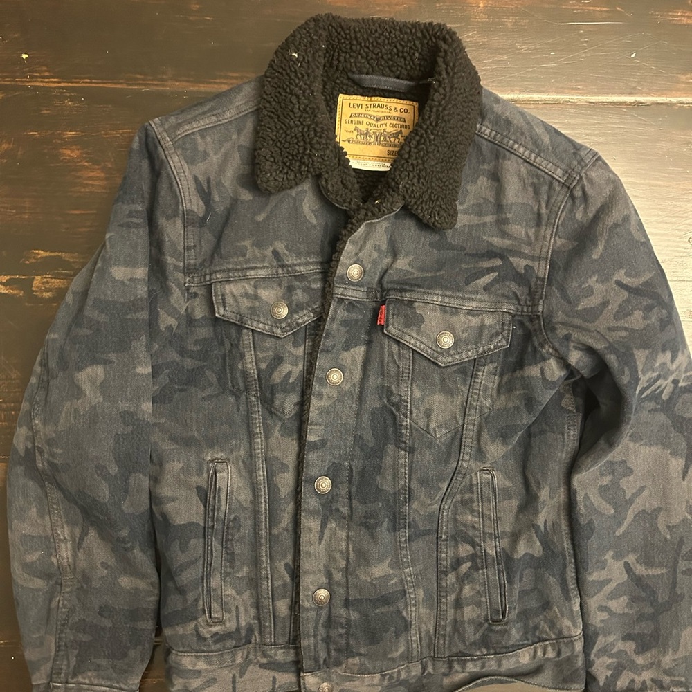 Levi's Black Military Field Jacket